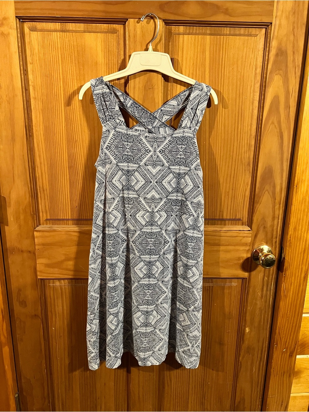 Sleeveless Crisscross Back Sundress